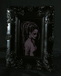 The Dreamer — Original Sgraffito on Glass