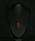 Ancient Bog Oak & Madagascan Ammonite Pendant Necklace – One of a Kind