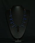 Lapis Lazuli & Bog Oak Pendant Necklace — One of a Kind