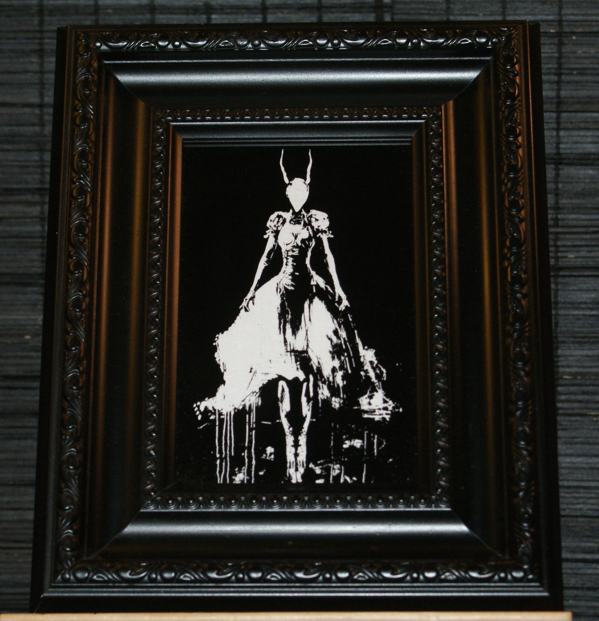 Myrmidon Dancer - Original Sgraffito on Glass