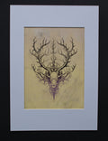 Print, FURTHUR, Art Print, monotype gel print, limited edition