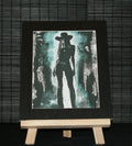 CASSIDY, contemporary, dark, cinematic, goth, art print