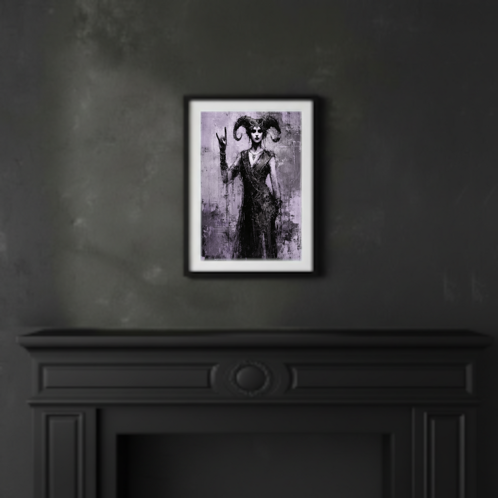 Horned Sorceress - Limited Edition Giclée Print
