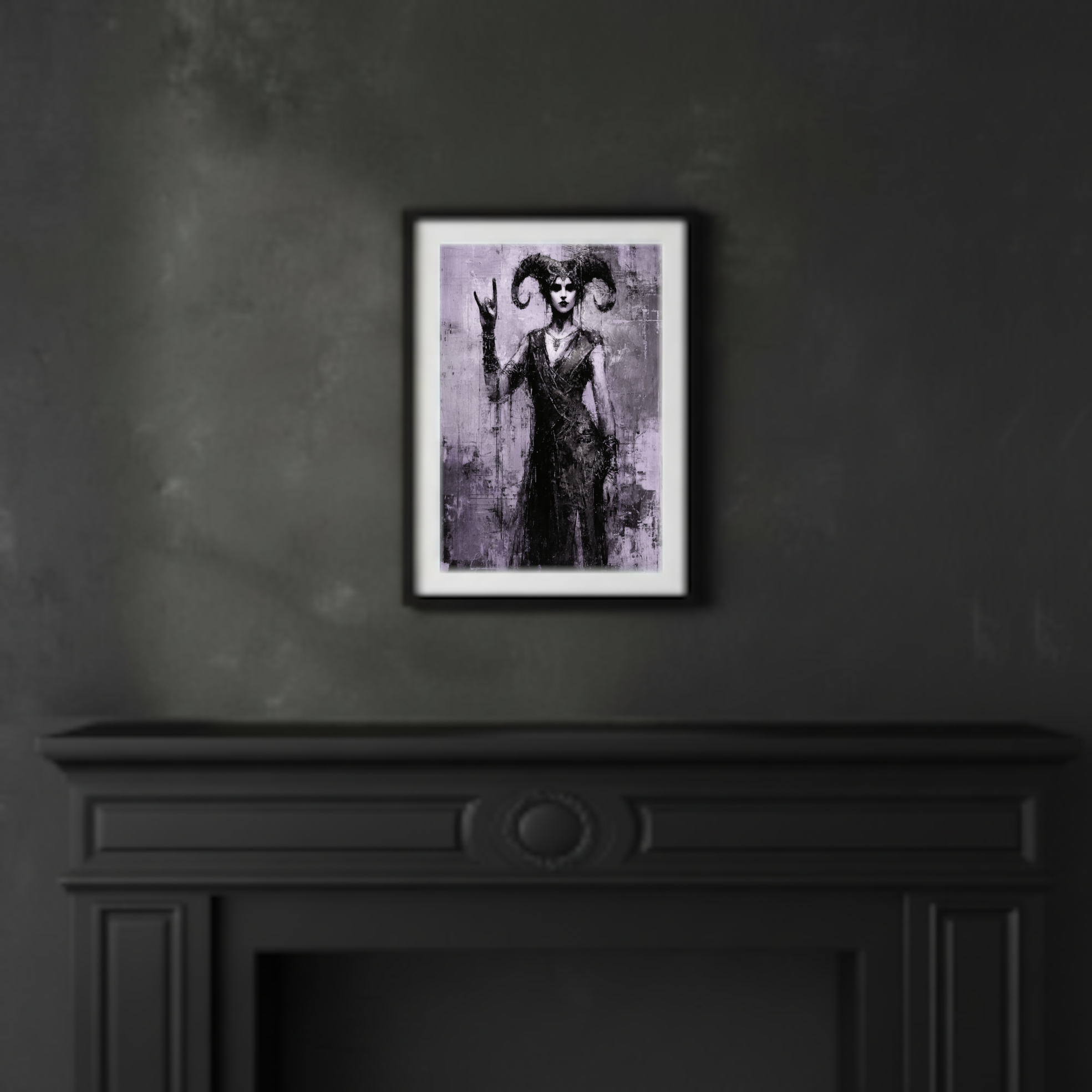 Horned Sorceress - Limited Edition Giclée Print