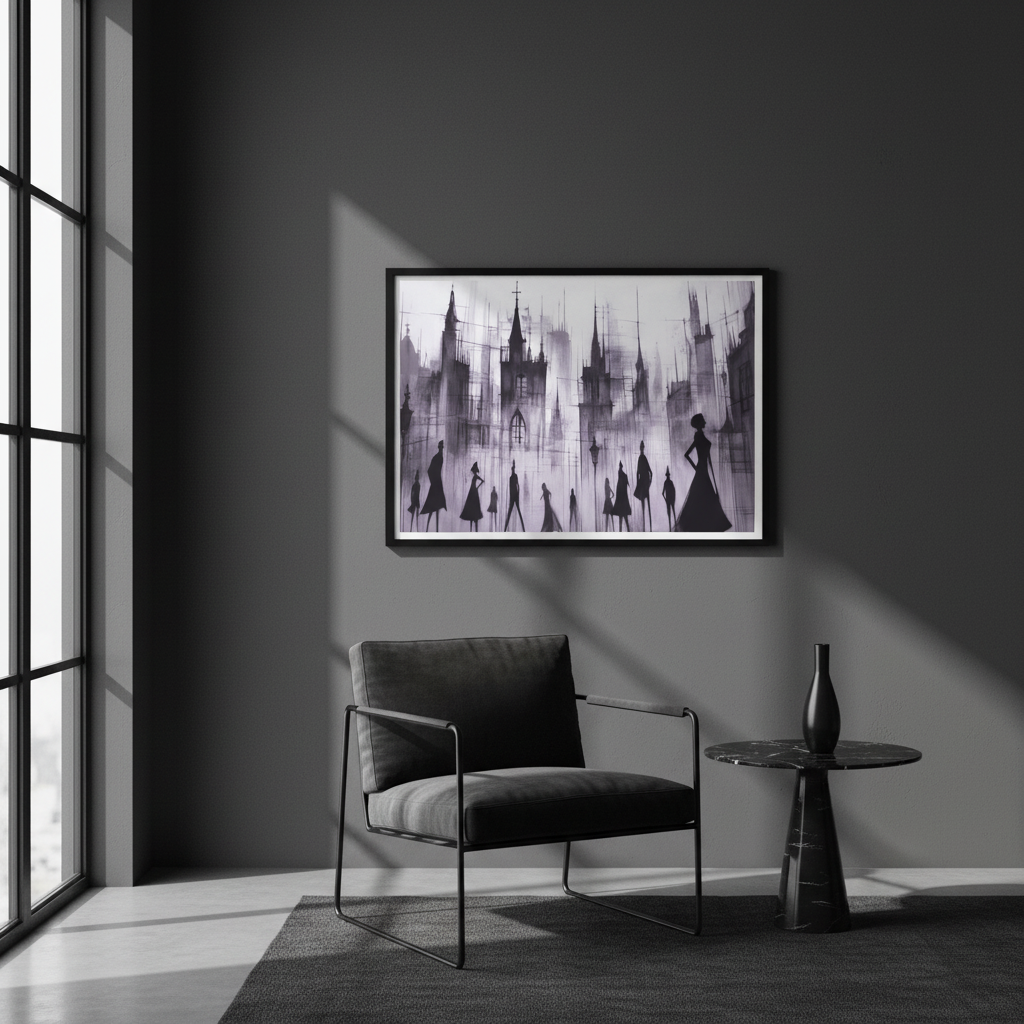 Phantom Promenade A4 print with natural lighting