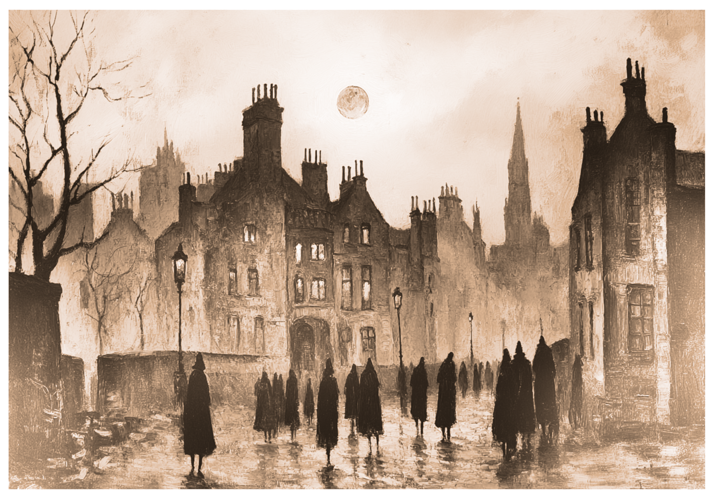 Moonlit Procession - Limited Edition Giclée Print
